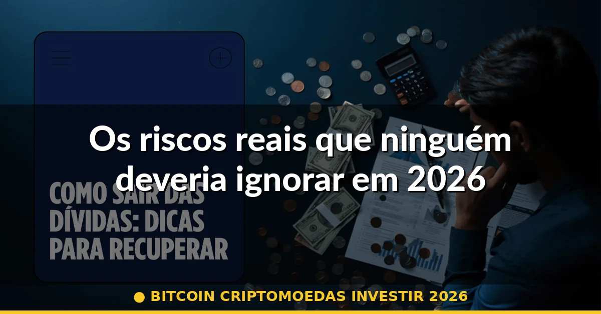 Os riscos reais que ninguém deveria ignorar em 2026 — bitcoin criptomoedas investir 2026