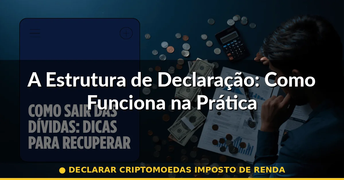 A Estrutura de Declaração: Como Funciona na Prática — declarar criptomoedas imposto de renda