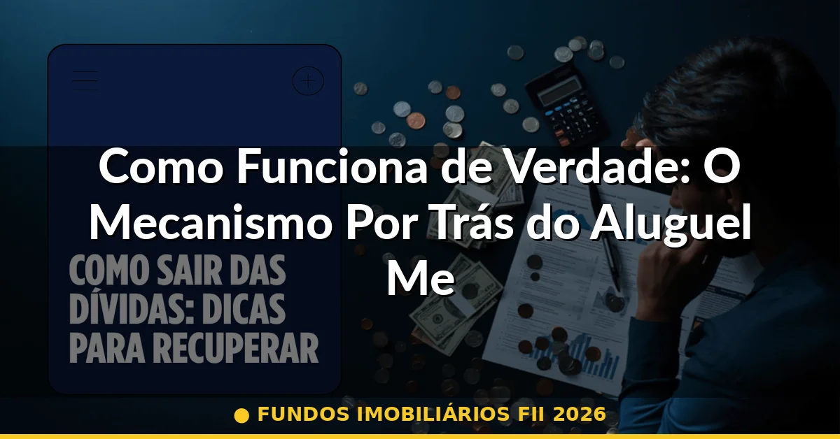 Como Funciona de Verdade: O Mecanismo Por Trás do Aluguel Mensal — fundos imobiliários FII 2026