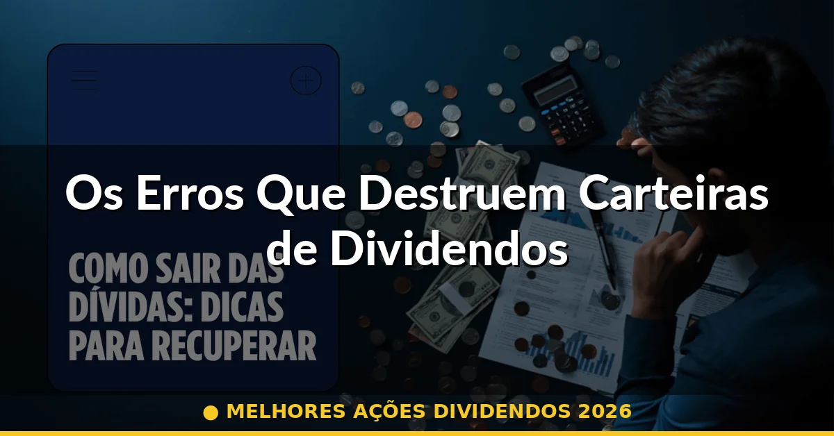 Os Erros Que Destruem Carteiras de Dividendos — melhores ações dividendos 2026