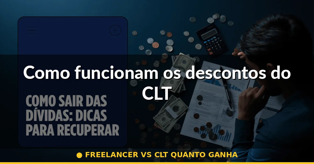 Como funcionam os descontos do CLT — freelancer vs clt quanto ganha