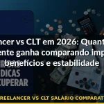 freelancer vs clt salário comparativo — Guia completo 2026