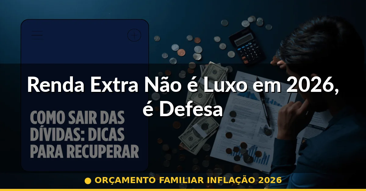 Renda Extra Não é Luxo em 2026, é Defesa — orçamento familiar inflação 2026
