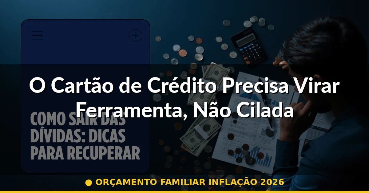 O Cartão de Crédito Precisa Virar Ferramenta, Não Cilada — orçamento familiar inflação 2026