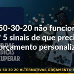 regra 50 30 20 alternativas orçamento pessoal — Guia completo 2026