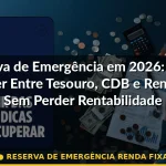 reserva de emergência renda fixa — Guia completo 2026