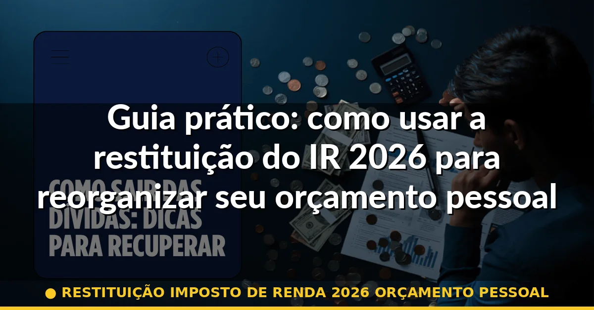 restituição imposto de renda 2026 orçamento pessoal — Guia completo 2026