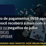 calendário inss agosto 2026 valor pagamento — Guia completo 2026