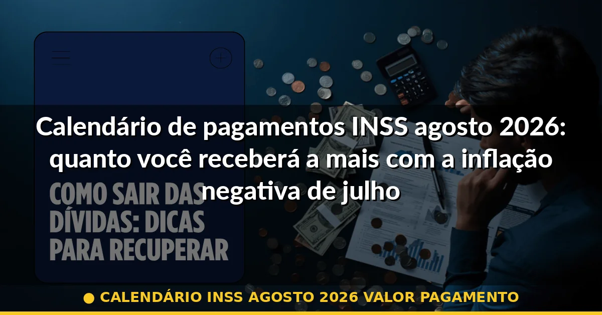 calendário inss agosto 2026 valor pagamento — Guia completo 2026