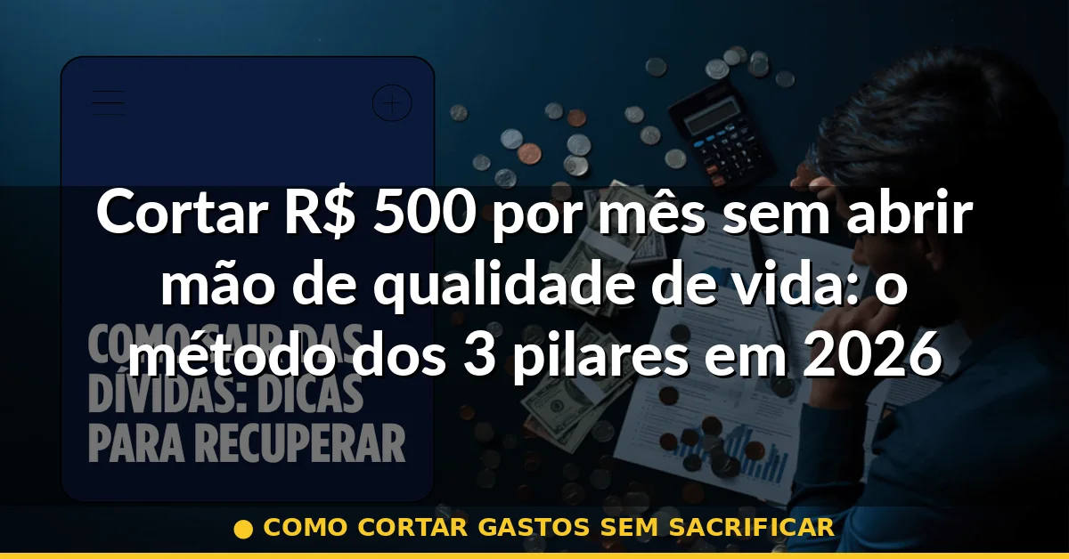 como cortar gastos sem sacrificar — Guia completo 2026