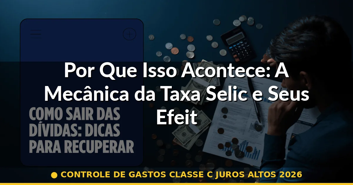 Por Que Isso Acontece: A Mecânica da Taxa Selic e Seus Efeitos em Cascata — controle de gastos classe c juros altos 2026