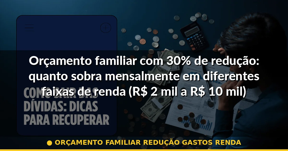 orçamento familiar redução gastos renda — Guia completo 2026