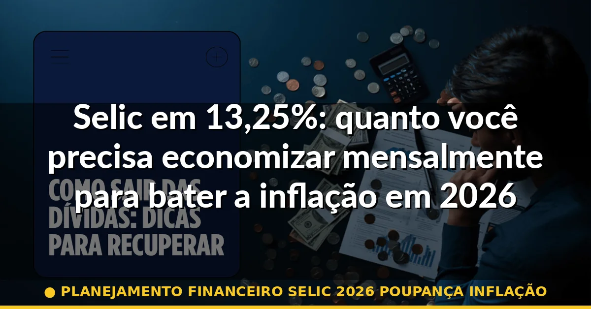 planejamento financeiro selic 2026 poupança inflação — Guia completo 2026