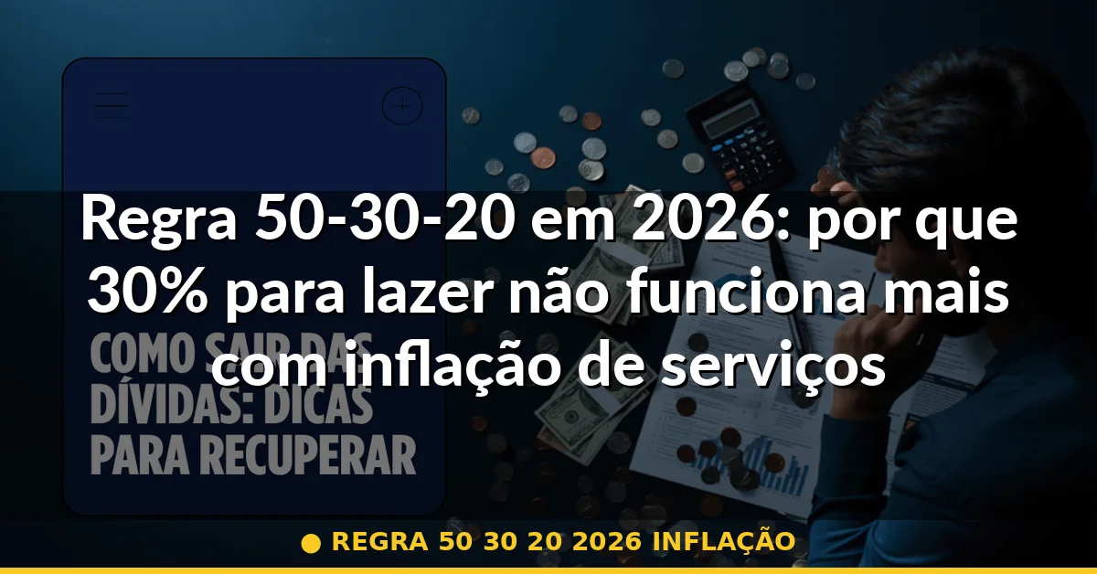 regra 50 30 20 2026 inflação — Guia completo 2026