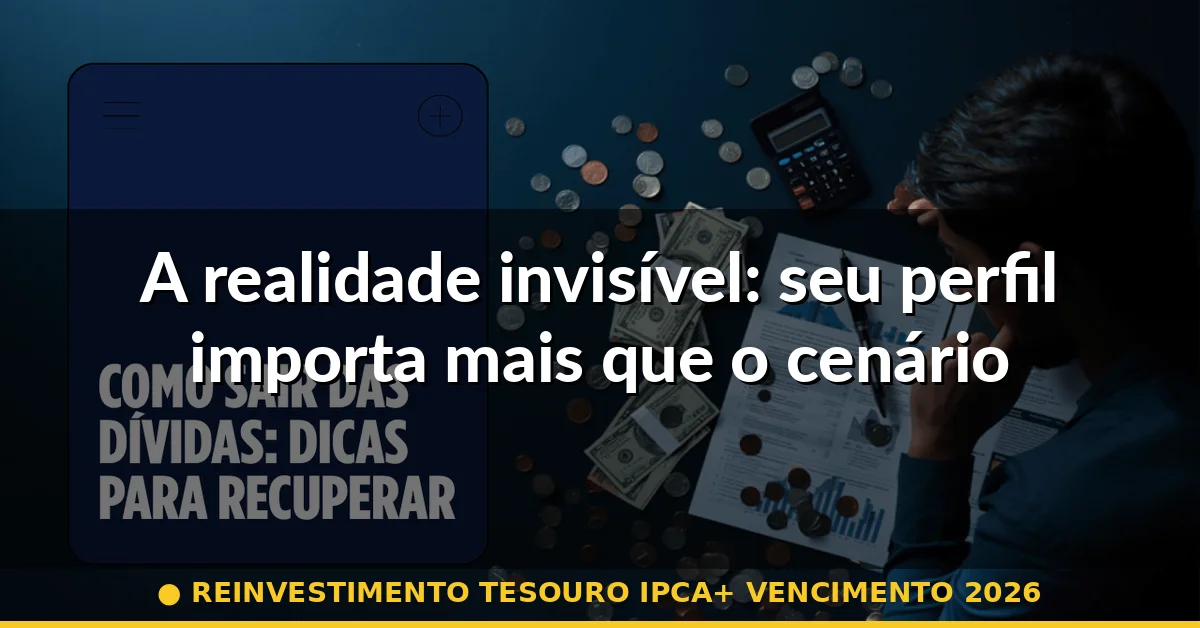 A realidade invisível: seu perfil importa mais que o cenário macroeconômico — reinvestimento tesouro ipca+ vencimento 2026