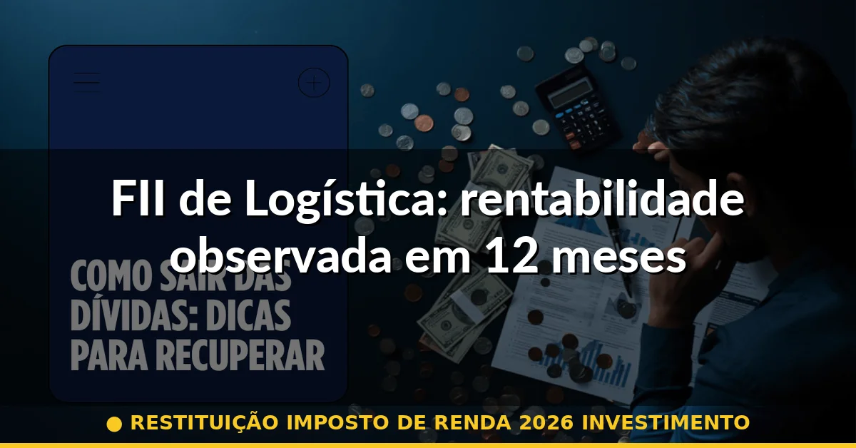 FII de Logística: rentabilidade observada em 12 meses — restituição imposto de renda 2026 investimento