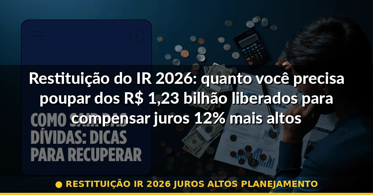 restituição ir 2026 juros altos planejamento — Guia completo 2026
