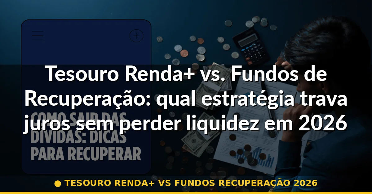 tesouro renda+ vs fundos recuperação 2026 — Guia completo 2026
