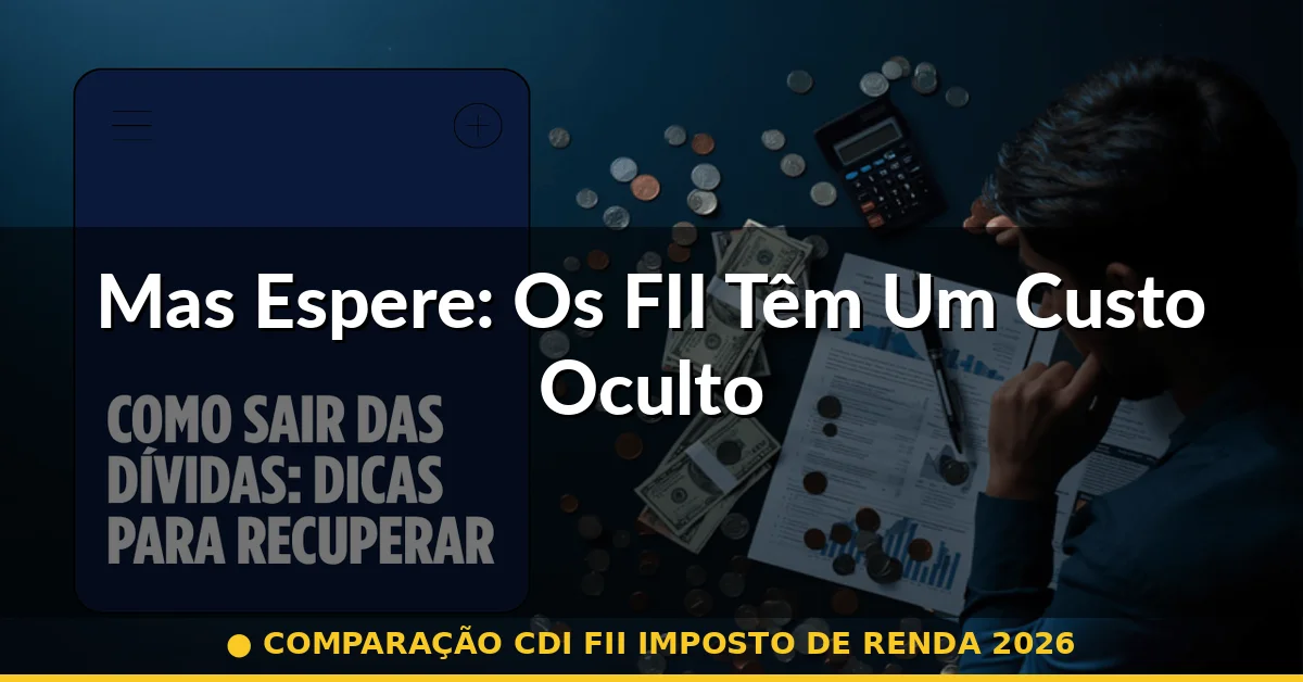 Mas Espere: Os FII Têm Um Custo Oculto — comparação cdi fii imposto de renda 2026