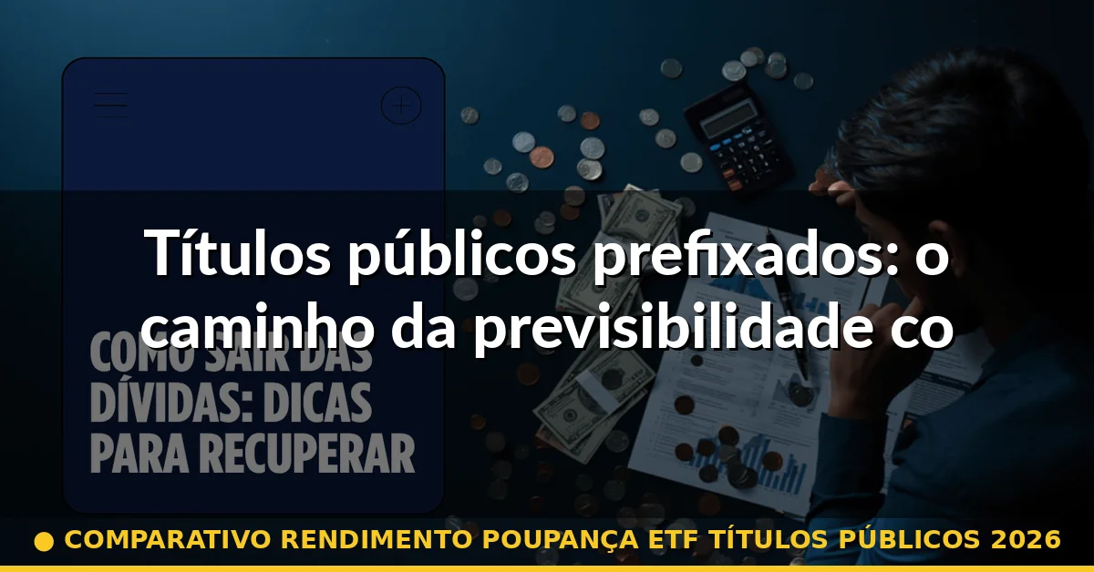 Títulos públicos prefixados: o caminho da previsibilidade com rendimento real — comparativo rendimento poupança etf títulos públicos 2026