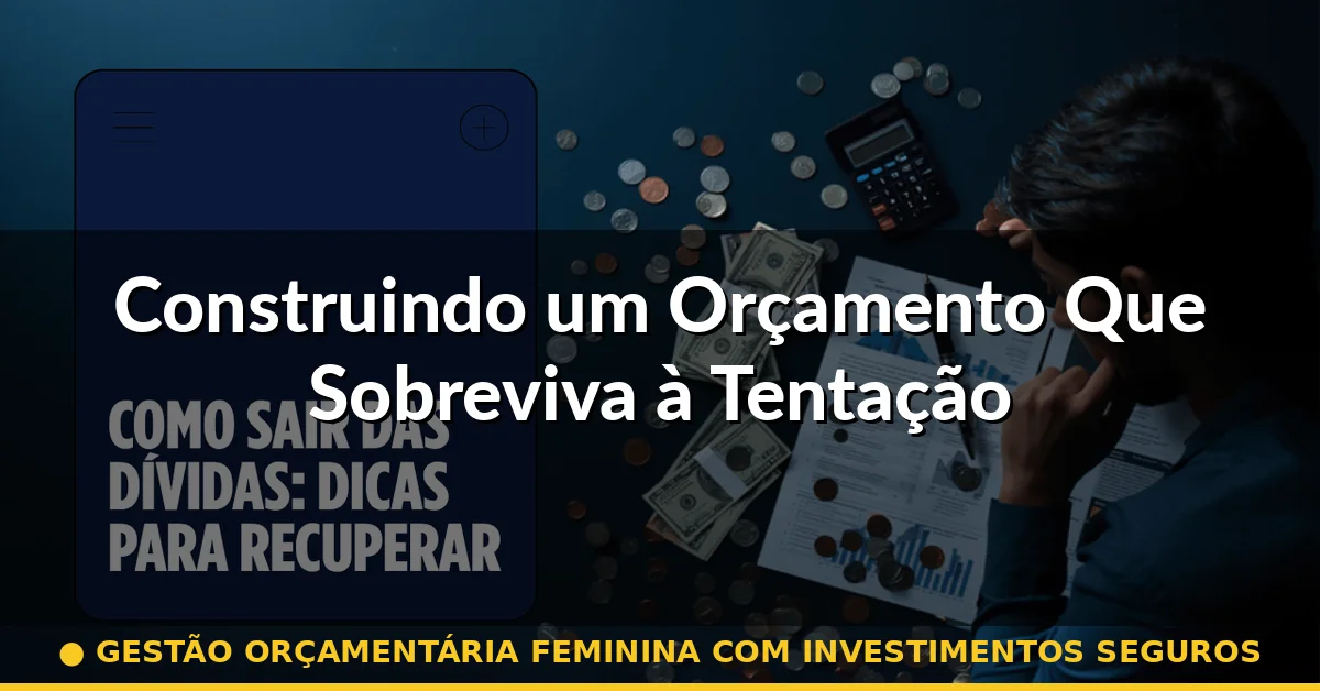 Construindo um Orçamento Que Sobreviva à Tentação — gestão orçamentária feminina com investimentos seguros
