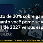 imposto ganho capital fii 20% quando vender — Guia completo 2026