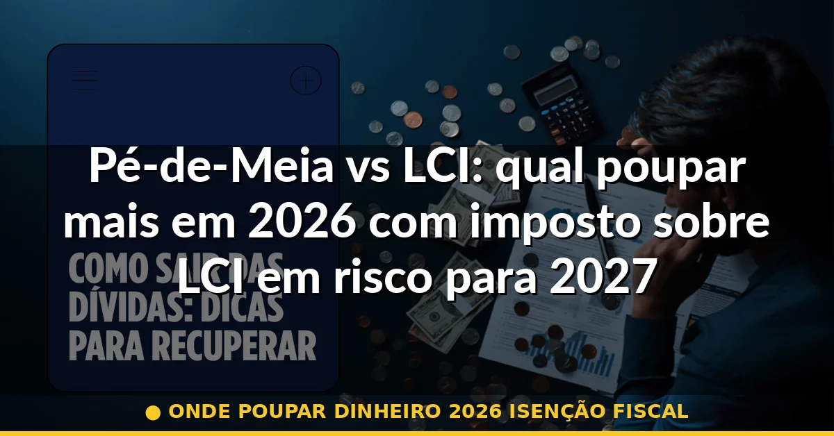 onde poupar dinheiro 2026 isenção fiscal — Guia completo 2026