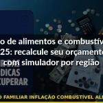 orçamento familiar inflação combustível alimentos 2024 — Guia completo 2026