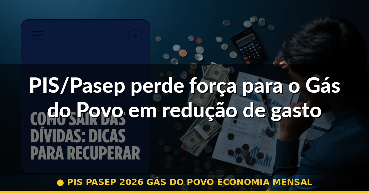 PIS/Pasep perde força para o Gás do Povo em redução de gastos mensais — pis pasep 2026 gás do povo economia mensal