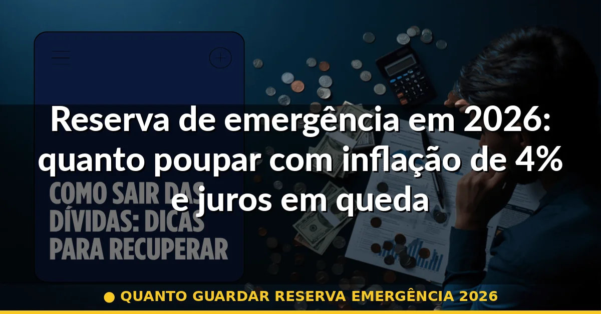 quanto guardar reserva emergência 2026 — Guia completo 2026