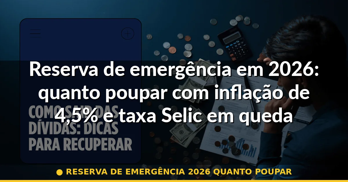 reserva de emergência 2026 quanto poupar — Guia completo 2026