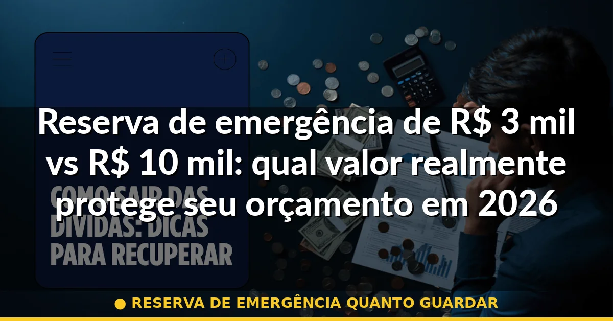 reserva de emergência quanto guardar — Guia completo 2026