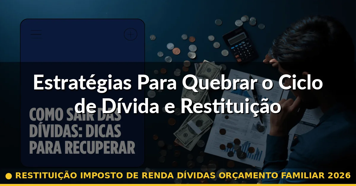 Estratégias Para Quebrar o Ciclo de Dívida e Restituição — restituição imposto de renda dívidas orçamento familiar 2026