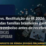 restituição imposto de renda dívidas orçamento familiar 2026 — Guia completo 2026