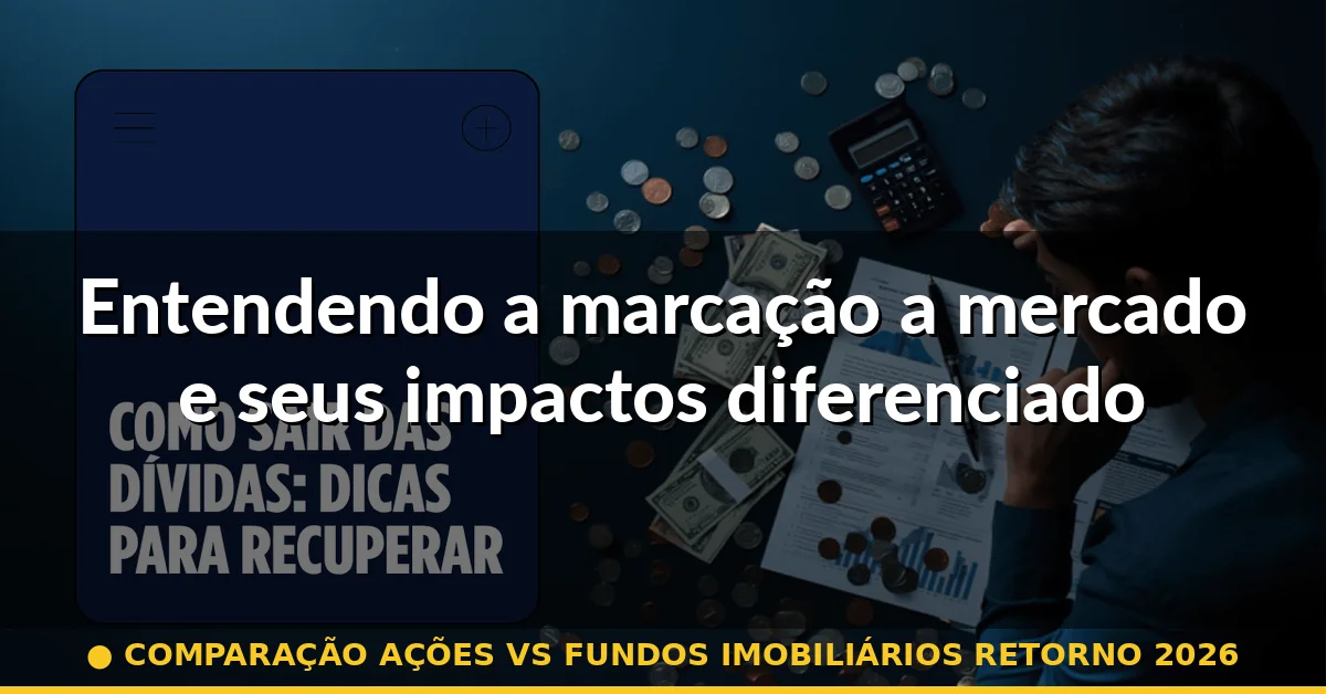 Entendendo a marcação a mercado e seus impactos diferenciados — comparação ações vs fundos imobiliários retorno 2026
