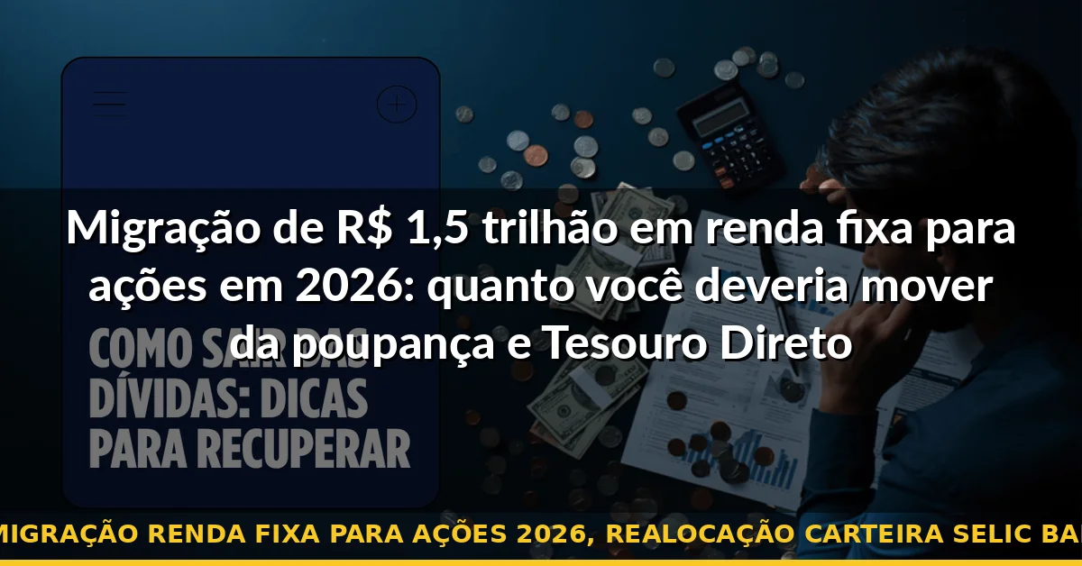 migração renda fixa para ações 2026, realocação carteira selic baixa — Guia completo 2026