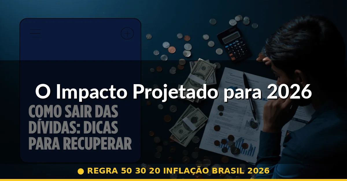 O Impacto Projetado para 2026 — regra 50 30 20 inflação brasil 2026