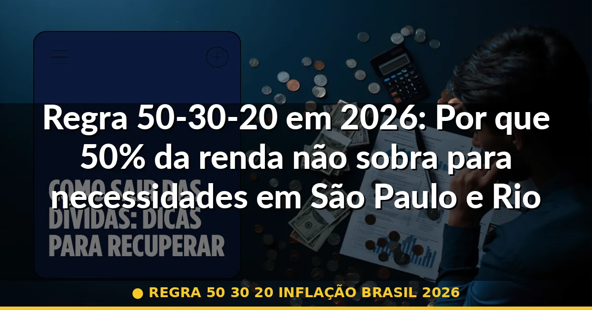 regra 50 30 20 inflação brasil 2026 — Guia completo 2026